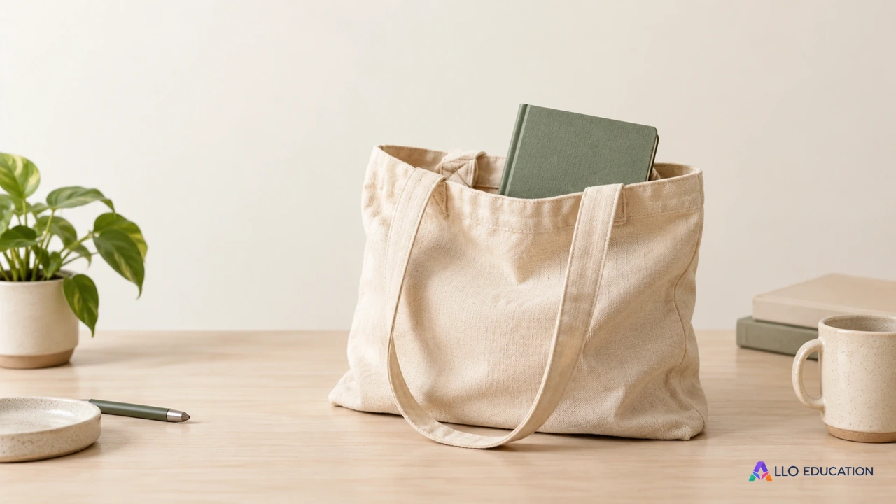 Un sac fermé et un livre sans texte évoquent un déplacement ; la carte, les flux et l’échelle sont réservés au SVG exact.
